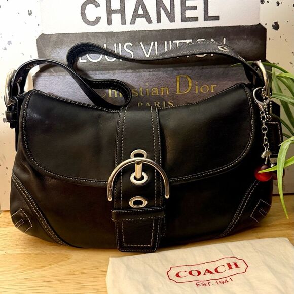 COACH F10192 Vintage SoHo Leather Handbag & Matching SoHo Wallet EUC!! - Picture 2 of 14